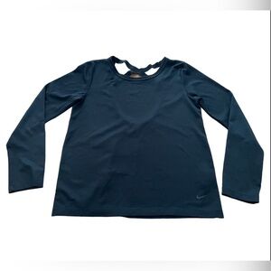 Nike women’s cross back running long sleeve shirt size small